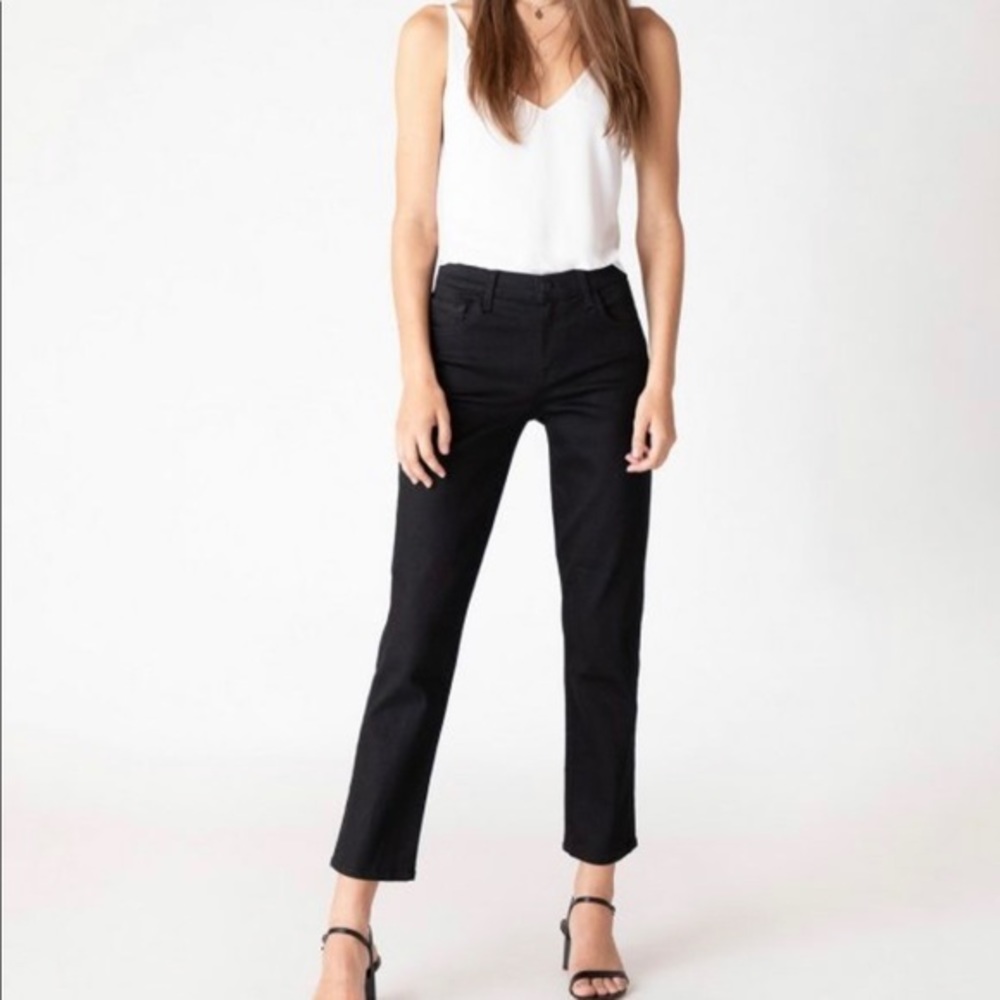 NWT Adele Vesper Noir Mid Rise Straight Jeans size 23
